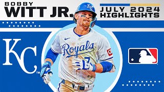 44 HITS IN 23 JULY GAMES 489 AVG Bobby Witt Jr July 2024 highlights including Home Run Derby [upl. by Blackmore]