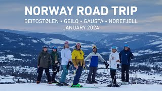 Stunning Norway Road Trip Across Four Incredible Ski Resorts  January 2024 [upl. by Endo]