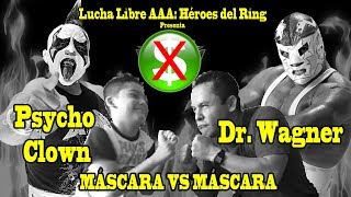 Video no monetizado ☹ quotMascara VS Mascara Psycho Clown VS Dr Wagnerquot ☹ [upl. by Ahseikram603]