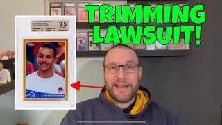 Trimming lawsuit Alt suing Beckett over trimmed Steph Curry gold rookie basketball card [upl. by Enovaj]