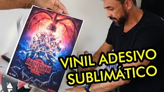 VINIL ADESIVO COMO SUBLIMAR [upl. by Lusty]