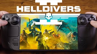 OLED Steam Deck Testing Low Med High Ultra Settings  Helldivers II [upl. by Hickey804]