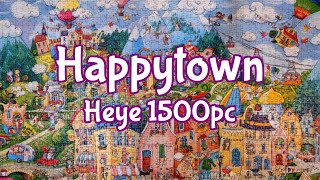 Heye Happytown  1500 Piece Puzzle [upl. by Dnalhsa]