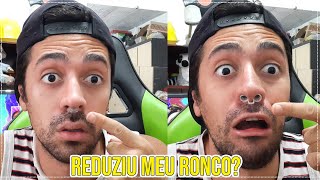 DILATADOR NASAL E CLIPE MAGNÉTICO ANTI RONCO FUNCIONARAM PRA MIM  APNEIA DO SONO [upl. by Laughry]