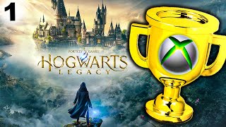 Hogwarts Legacy Achievement Grind  Day 1 [upl. by Thorpe]