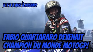 EN 2021 FABIO QUARTARARO DEVENAIT CHAMPION DU MONDE DE MOTOGP 🎉 [upl. by Sihon302]