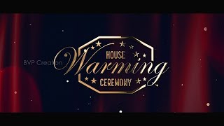 House Warming Ceremony Invitation Video [upl. by Quartana]