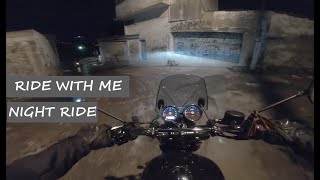 Ride night in Mexico classic motorcycle [upl. by Yreme478]