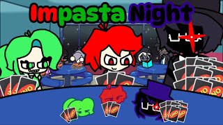 FNF Pasta Night but 3 Human Impostors sing it [upl. by Sidwel70]