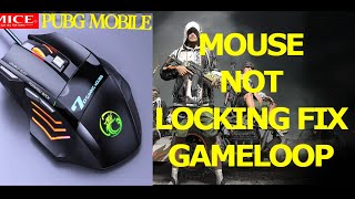 Gameloop Mouse Lock amp Keymapping Fix  PUBG MOBILE BGMI Emulator Keyboard CTRL Not Working Solution [upl. by Groome]