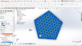 SolidWorks Parça 39 Doldurarak Çoğaltma Komutu [upl. by Kolb157]