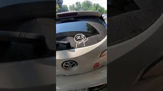 Toyota Corolla hatchback Rear Wiper Change [upl. by Asteria368]