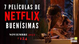 ¿No sabes qué ver 7 Buenas Películas Atrapantes en NETFLIX  Fotograma 24 con David Arce [upl. by Chloris80]