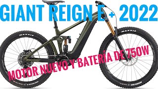 GIANT REIGN E 0 2022 nuevo motor geometría ajustable ruedas 29275 y batería EnergyPak 750 ebike [upl. by Mccahill]