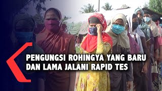 Pengungsi Rohingya Yang berada di Lhokseumawe Jalani Rapid Tes agak mereka ta i [upl. by Anitsej]