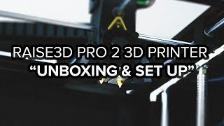 3DGBIRE  RAISE3D Pro 2 3D Printer  Unboxing amp Set up [upl. by Chiou633]