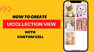 UICollectionView with Custom Cell in Swift Programmatically [upl. by Lowney]