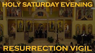 Easter  Pascha Resurrection Vigil in the Greek Orthodox Church Holy Saturday Evening May 4 2024 [upl. by Joshua]