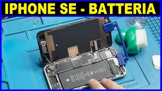 IPHONE SE Sostituzione Batteria  iphone se battery replacement [upl. by Etnuaed586]