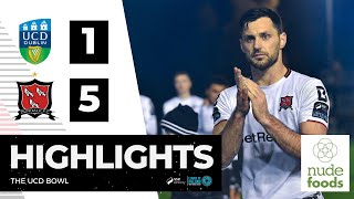 Highlights  UCD 15 Dundalk FC [upl. by Ittak]