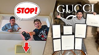 Destroying FaZe Rugs Footage Then Surprising Him With 10000 of Gucci [upl. by Meara]