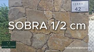 SOBRA 12 cm  Pierre de parement Tradition  Mineral Stones [upl. by Enileqcaj456]