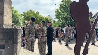 Coalville DDay 80th Anniversary Ceremony June 2024 [upl. by Bartley899]