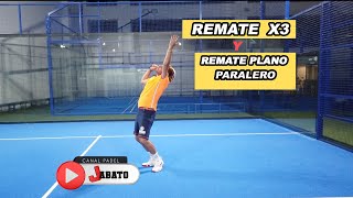 Remate X3 y Remate Plano  Tutorial 11  PADEL JABATO [upl. by Kutzer]