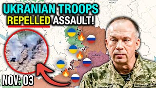 03 Nov Ukrainian Troops Repelled a Mechanized Russian Assault  Update from Ukraine [upl. by Lubin812]