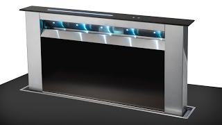 Turbo Downdraft Kitchen Extractor  Luxair Cooker Hoods [upl. by Eissolf]