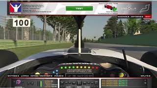 Imola Super Formula SF23 Hotlap Super Formula IMSIM Series [upl. by Miharbi100]