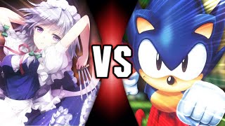 Sakuya Izayoi vs Sonic the Hedgehog by IgotBR [upl. by Nahpets]