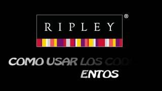 Como usar los codigos descuentos ripley o cupones [upl. by Offen]