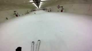 Snozone Castleford  Fastest Skiing at Xscape [upl. by Annahsad]