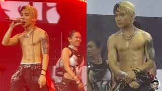 SB19 Josh Cullen Takes off His Shirt at Hydro Manila Music Festival [upl. by Iolenta]