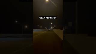 GSXR 750 Top Speed Run gsxr750 midnightrider flyby [upl. by Bellina494]