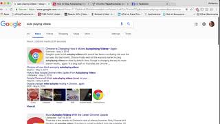 May 3rd Chrome Stopped AutoPlaying VideosHeres The Fix [upl. by Gneh]