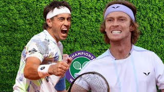 Andrey Rublev vs Francisco Comesana  Wimbledon 2024 [upl. by Ulita]