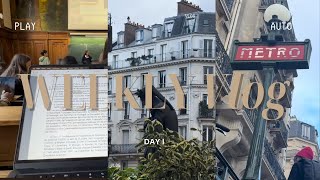 WEEKLY VLOG  DAY I  Sorbonne Blabla Galères Amphis [upl. by Krystle]