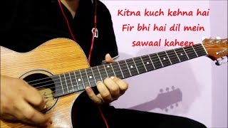 Aankhon Mein Teri Guitar Tabs amp Chords Lesson  Om Shanti Om [upl. by Eatnod]