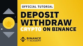 How to Deposit amp Withdraw Crypto on Binance  Binance Official Guide [upl. by Dagley]