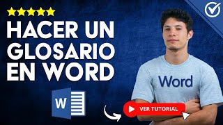 ¿Cómo hacer un GLOSARIO en Word  📝 Recopila tus Definiciones 📝 [upl. by Cinnamon]