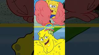 SpongeBob goes from Cute to BUFF 💪💥  shorts [upl. by Holsworth]