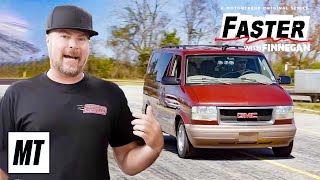 Twin Turbo in a GMC Van  Faster with Finnegan  MotorTrend [upl. by Snook]