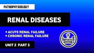 Acute Renal Failure  Chronic Renal Failure  Renal Diseases  Pathophysiology  B Pharma 2nd Sem [upl. by Moritz]