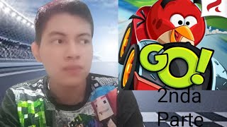 SpiderMan Jugando Angry Birds Go 2nda Parte edit angrybirdsgo juegos [upl. by Gereron397]