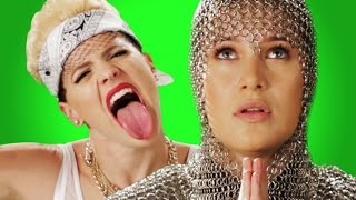 Epic Rap Battles of History  Behind the Scenes  Miley Cyrus vs Joan of Arc [upl. by Valenta]