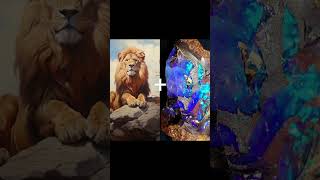 Lionfiregold and silver hybridanimation treanding youtubeshorts viralshort hybridanimals [upl. by Akerdal455]