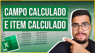 CAMPO CALCULADO e ITEM CALCULADO EM TABELAS DINÂMICAS NO EXCEL  ENTENDA A DIFERENÇA NA PRÁTICA [upl. by Dedra]