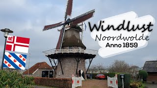 Molen quotWindlustquot Noordwolde [upl. by Gallager]